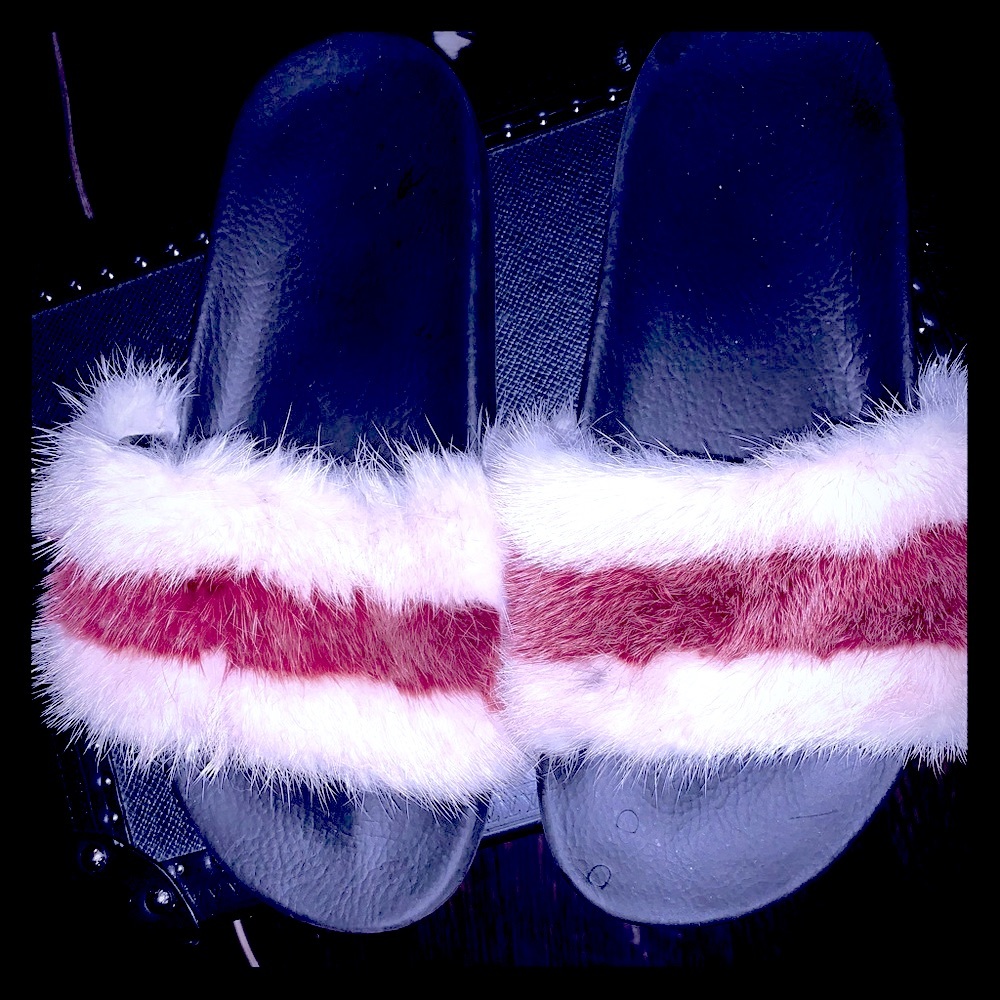 Authentic Givenchy mink slippers HUGE SALE wknd!